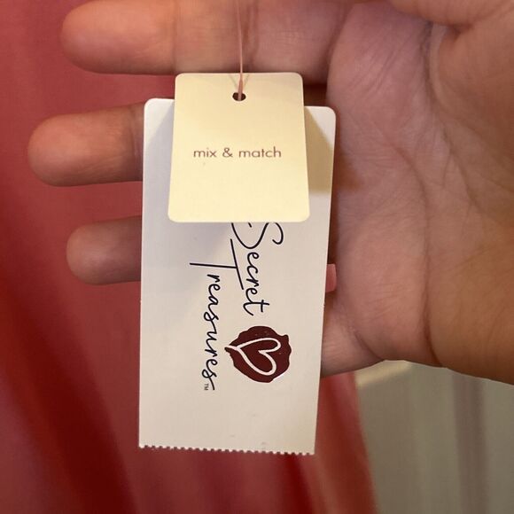 Secret Treasures Women's Plus Size Knit Sleep Short Sleeve Shirt XL 16/18 NWT - Picture 6 of 13